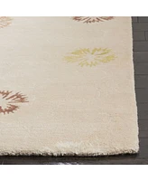 Martha Stewart Collection Garland MSR3267A Rose and Beige 7'9" x 9'9" Area Rug