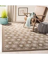 Martha Stewart Collection Puzzle MSR2327A Brown 5'6" x 8'6" Area Rug