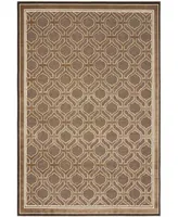 Martha Stewart Collection MSR4445 Brown 6'7" x 9'2" Area Rug