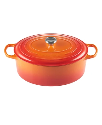 Le Creuset 9.5-Qt. Signature Enameled Cast Iron Oval Dutch Oven