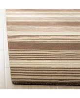 Martha Stewart Collection Harmony Stripe MSR4541A Tobacco 9' x 12' Area Rug