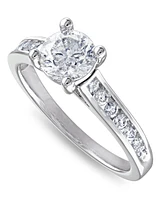 Diamond (1-1/2 ct. t.w.) Channel-Set Bridal Set 14K White, Yellow or Rose Gold