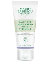 Mario Badescu Lavender Hand Cream with Vitamin E, 3 Oz