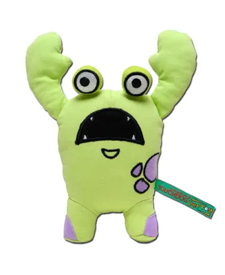 Touchdog Cartoon Up-For-Crabs Monster Plush Dog Toy