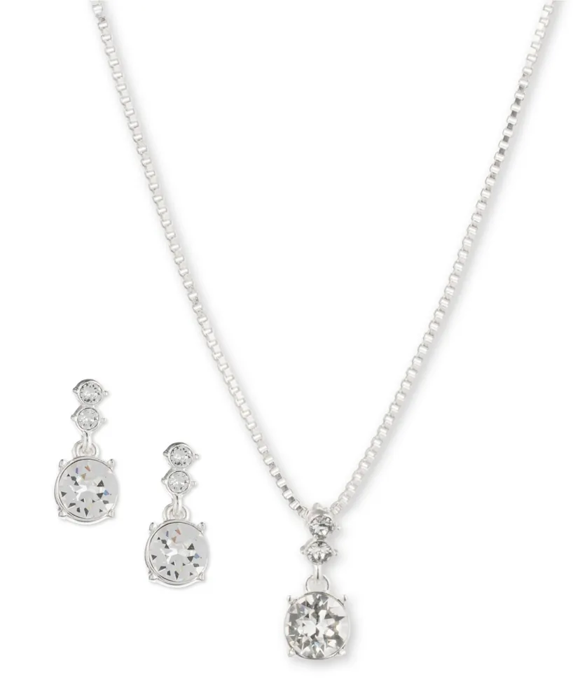 Nine West Boxed Necklace and Earring Set