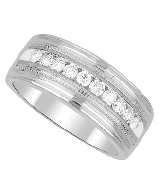 Men's Diamond (1/ ct. t.w.) Ring in 10k White or Yellow Gold