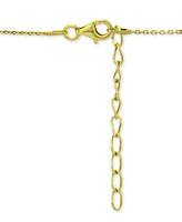 Giani Bernini Beaded Station Chain Necklace 18k Gold-Plated Silver, or Rose Gold