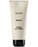 Ahava Superfood Kale & Turmeric Shower Gel, 6.8