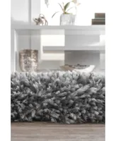 nuLoom Kristan AWVE16A Gray 6' x 9' Area Rug