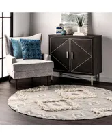 nuLoom Savannah SPMO01D Silver 2' x 3' Area Rug