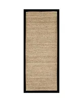 nuLoom Elijah BHSG01C Black 2'6" x 8' Runner Rug