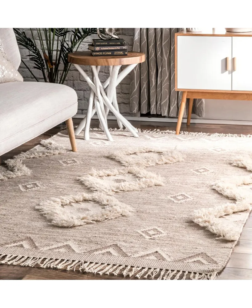 nuLoom Savannah SPMO01B Beige 2' x 3' Area Rug