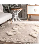 nuLoom Savannah SPMO01B Beige 2' x 3' Area Rug