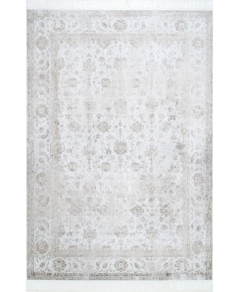 nuLoom Elyse DCRS02A Ivory 4' x 6' Area Rug