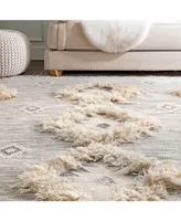 nuLoom Savannah SPMO01D Silver 6' x 9' Area Rug