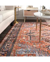 nuLoom Sherita DISA05A Rust 6'7" x 8'2" Area Rug