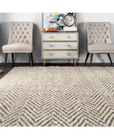 nuLoom Vania CLWA03A Ivory 4' x 6' Area Rug