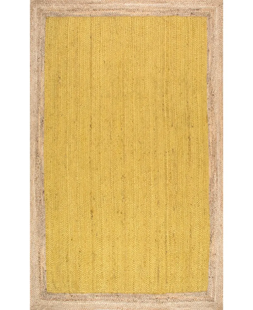 nuLoom Eleonora TAJT09A Yellow 6' x 9' Area Rug