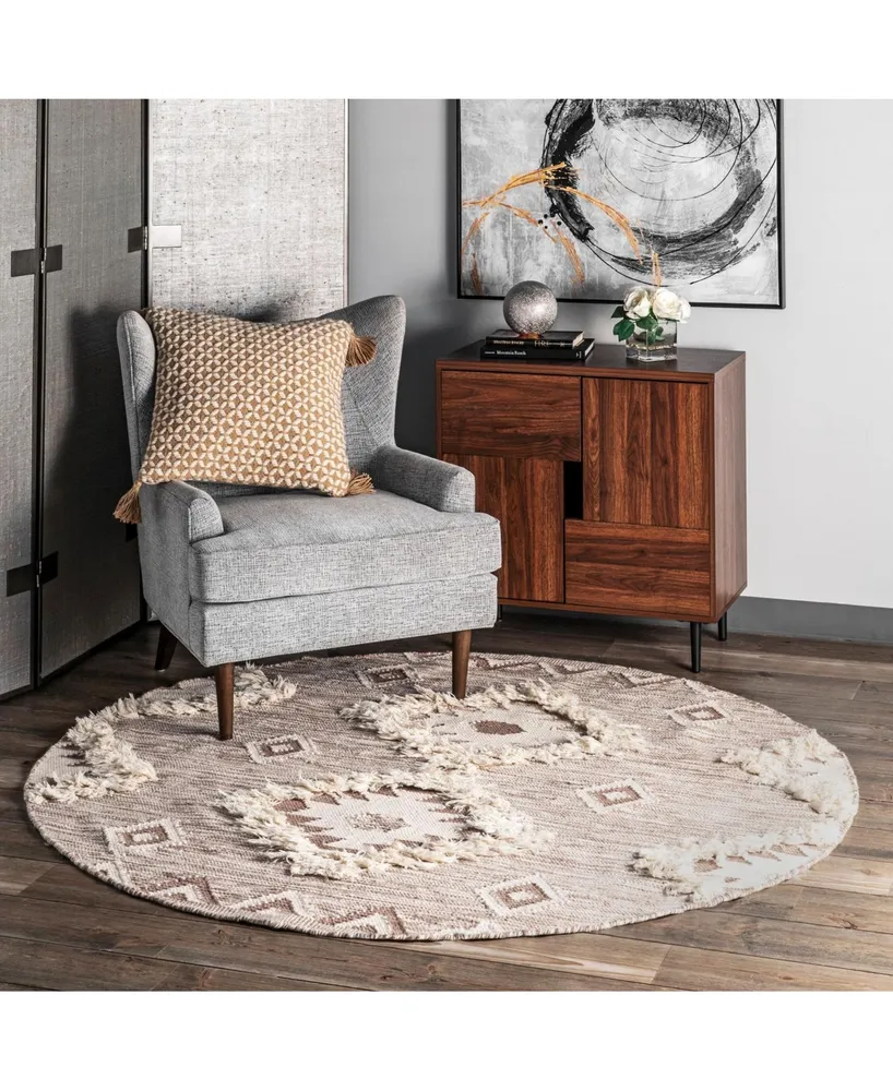 nuLoom Savannah SPMO01B Beige 2' x 3' Area Rug