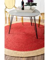 nuLoom Eleonora TAJT09C Red 2'6" x 8' Runner Rug