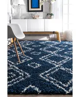 nuLoom Iola OZSG18C Blue 5'3" x 7'6" Area Rug