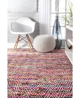 nuLoom Rochell VIAG01A Pink 2'6" x 10' Runner Rug