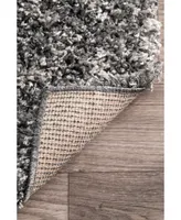 nuLoom Iola OZSG18B Gray 4' x 6' Area Rug