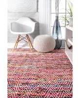 nuLoom Rochell VIAG01A Pink 4' x 6' Area Rug