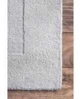 nuLoom Zamora MTVS177B Silver 5' x 8' Area Rug