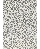 nuLoom Leopard RZBD61A Gray 8' x 10' Area Rug