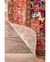 nuLoom Mackenzie KKCB10B Orange 2'6" x 6' Runner Rug