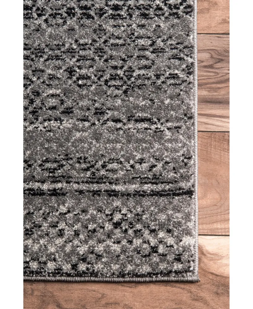 nuLoom Nova RZBD65A Onyx 6'7" x 9' Area Rug