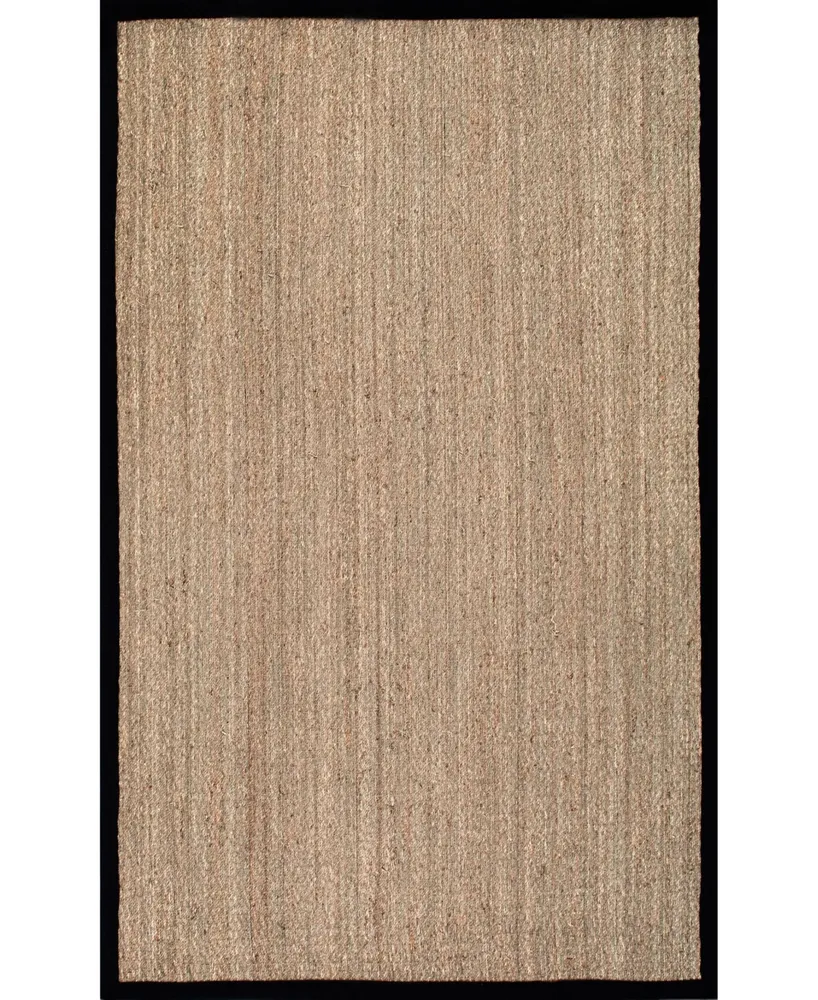 nuLoom Elijah BHSG01C Black 2'6" x 4' Area Rug