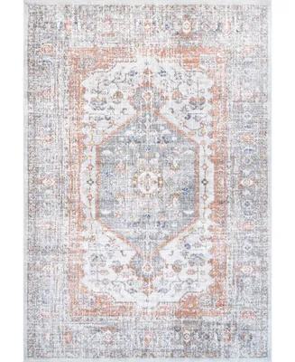 nuLoom Jacquie RZAB07C Silver 3' x 5' Area Rug