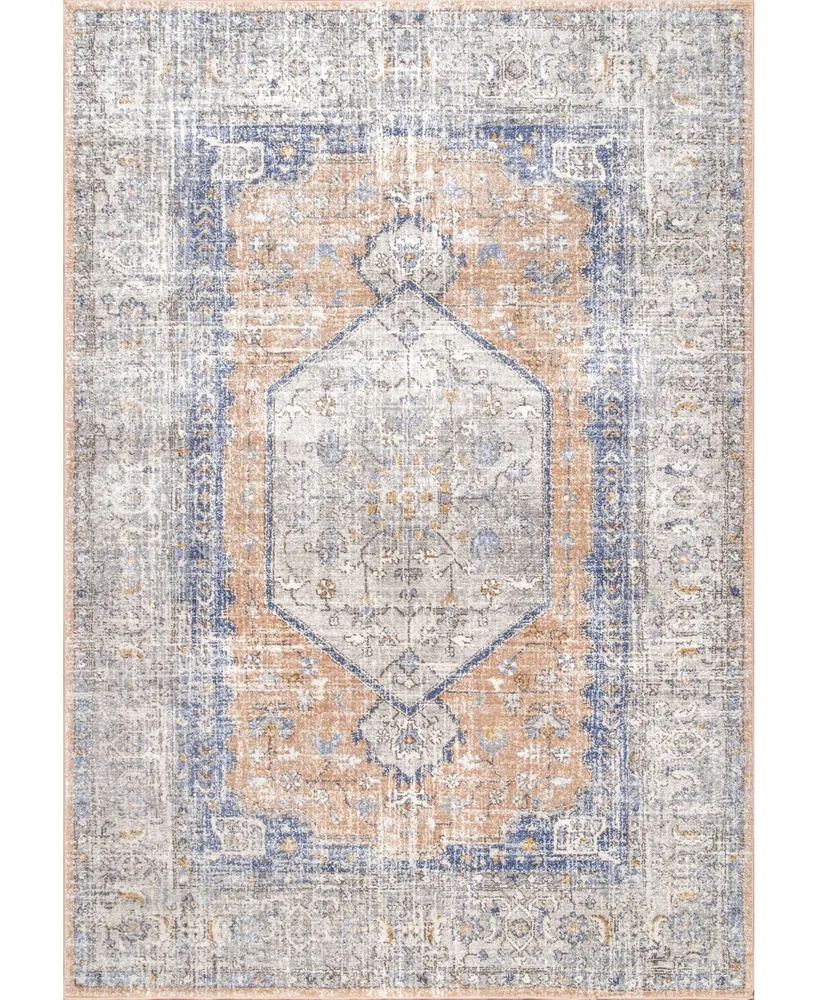 nuLoom Jacquie RZAB07A Peach 5' x 7'5" Area Rug