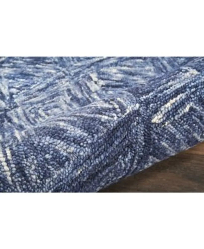 Nourison Home Interlock Lnk01 Denim Rug