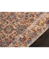 Nourison Home Lagos LAG04 Beige 2'3" x 7'6" Runner Rug