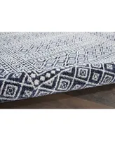 Nourison Home Palermo Pmr04 Navy Gray Rug