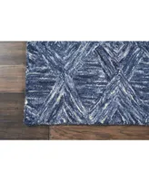 Nourison Home Interlock LNK01 Denim 2'3" x 7'6" Runner Rug