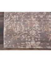 Nourison Home Lucent LCN02 Slate 2'3" x 8' Runner Rug