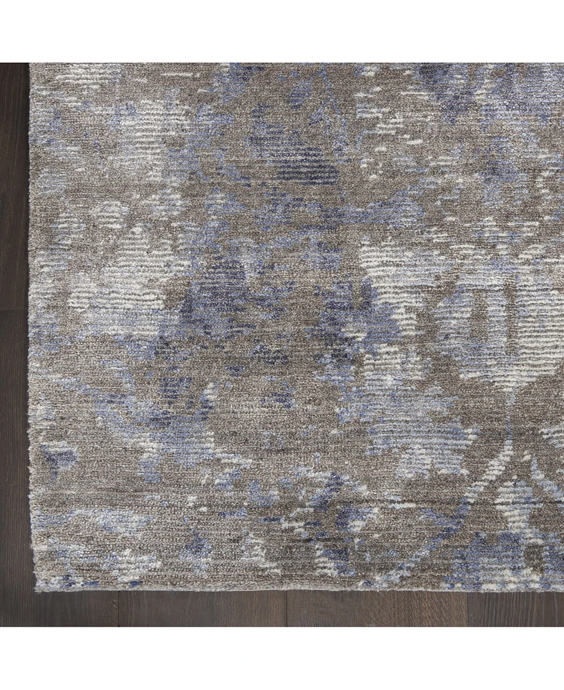 Nourison Home Lucent LCN03 Gray 8'6" x 11'6" Area Rug