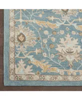 Nourison Home Jazmine JAZ02 Blue 7'9" x 9'9" Area Rug