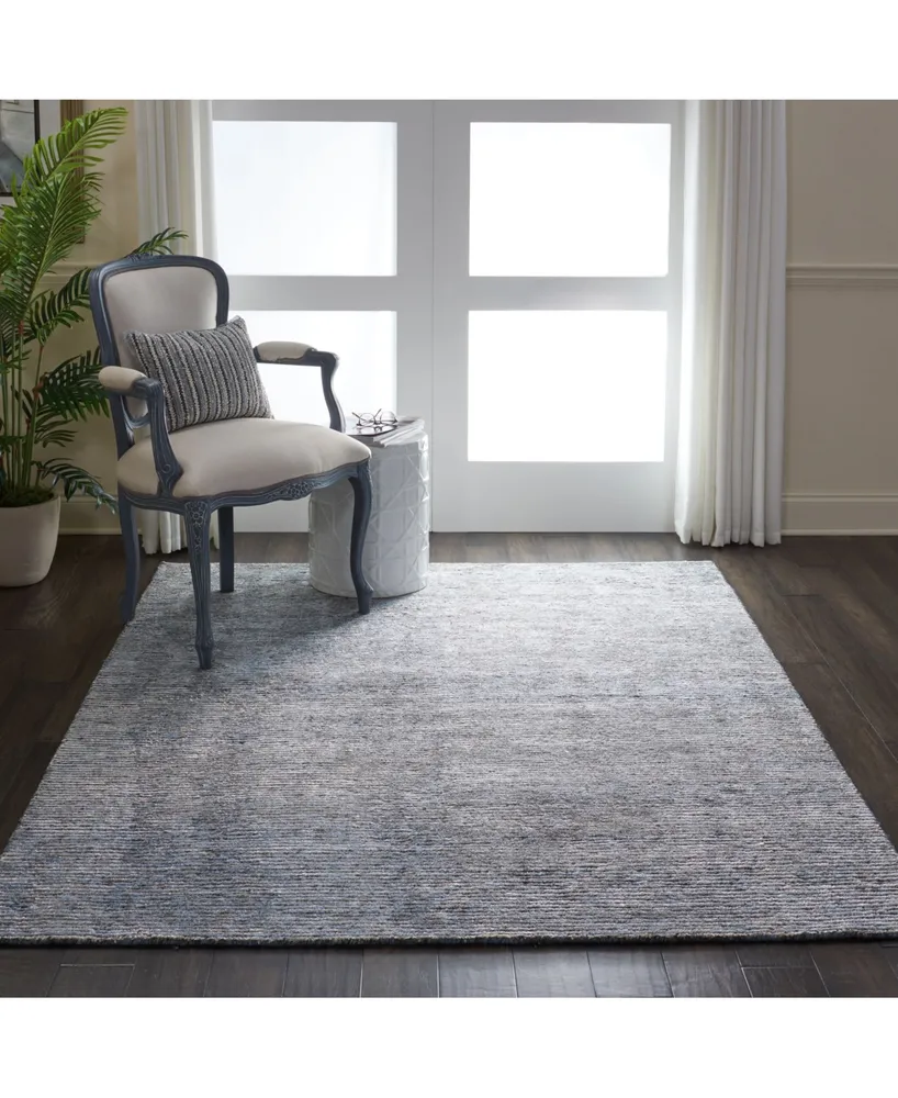 Nourison Home Ellora ELL03 Slate 5'6" x 7'5" Area Rug