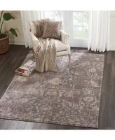 Nourison Home Lucent LCN02 Slate 5'6" x 7'6" Area Rug