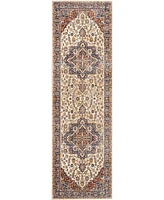 Closeout! Nourison Home Lagos LAG04 Cream 2'3" x 7'6" Runner Rug
