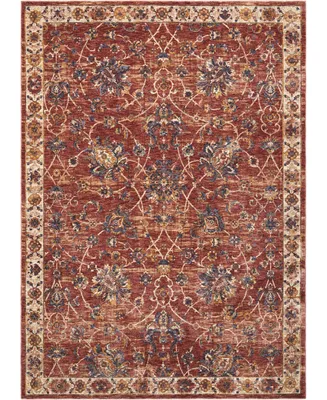 Nourison Home Lagos LAG02 Brick 5'3" x 7'6" Area Rug