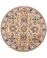 Nourison Home Lagos LAG04 Beige 5' Round Rug