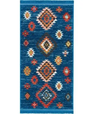 Nourison Home Navajo Nav07 Blue Rug