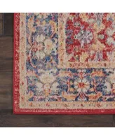 Nourison Home Ankara Global Anr02 Red Rug