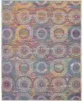 Nourison Home Ankara Global ANR05 Multi 7'10" x 9'10" Area Rug